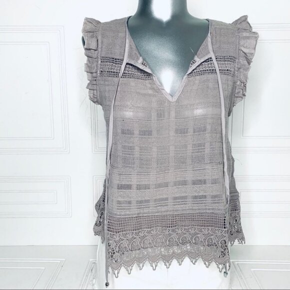 GYPSY 05 GLOBAL  VILLAGE TOP 100% COTTON BOHEMIAN CAMISOLE WOMEN SIZE SMA… - Picture 2 of 9